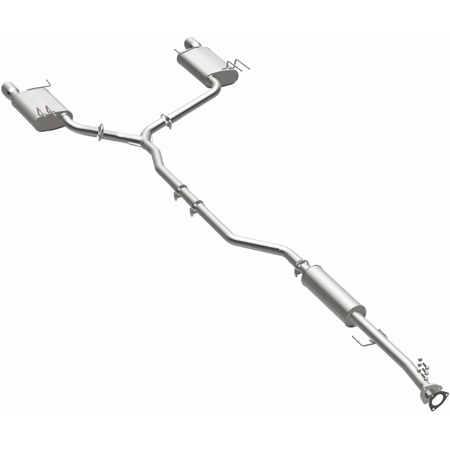 Fits 2008-2012 Honda Accord 3.5L Direct-Fit Replacement Exhaust System